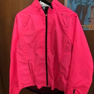 Pink windbreaker